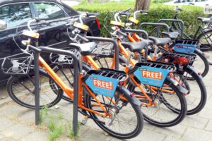 Regionaal deelfietsensysteem: vergunningsplicht blijft
