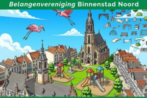 Ontwerp je droomspeeltuin en kleur Delft groener.